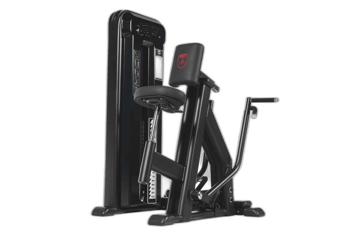 SHOCK Seated Row — Kabelmaschine mit 100 kg Stapel und 1:1 Kraftübertragung