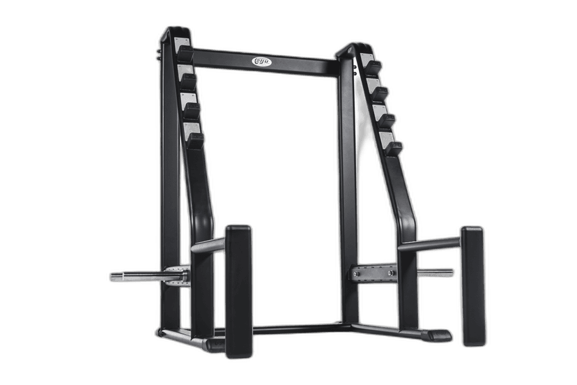 Kniebeugenständer mit Scheibenhalter